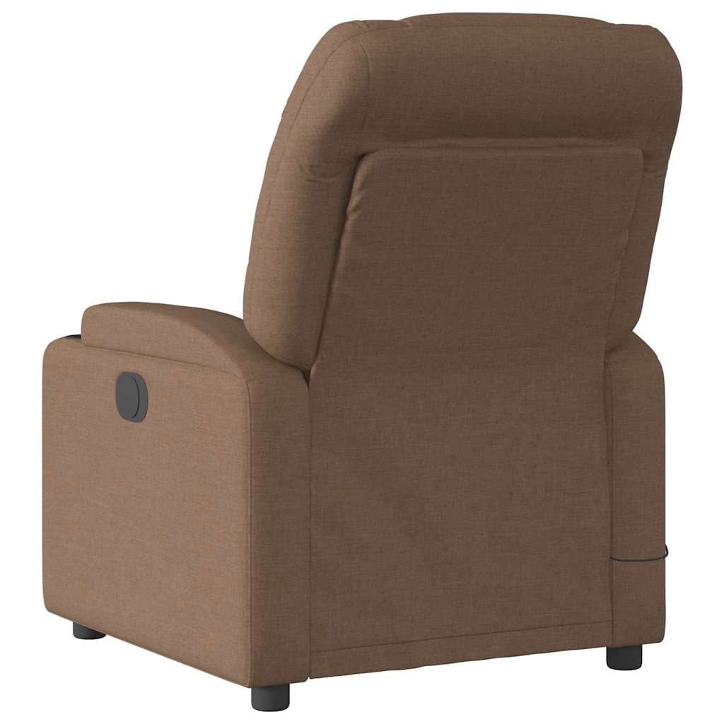 Relaxsessel Elektrisch Dunkelgrau Stoff