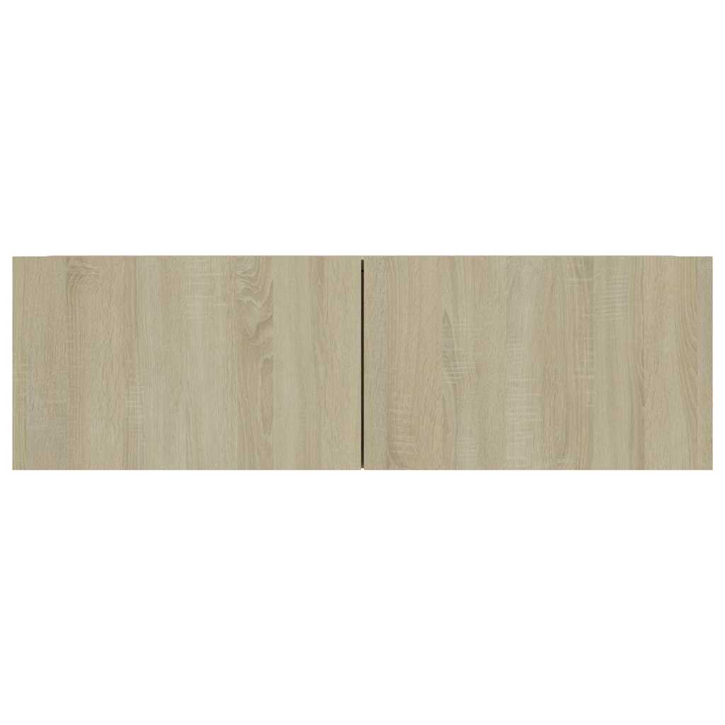 4-tlg. TV-Schrank-Set Weiß Holzwerkstoff