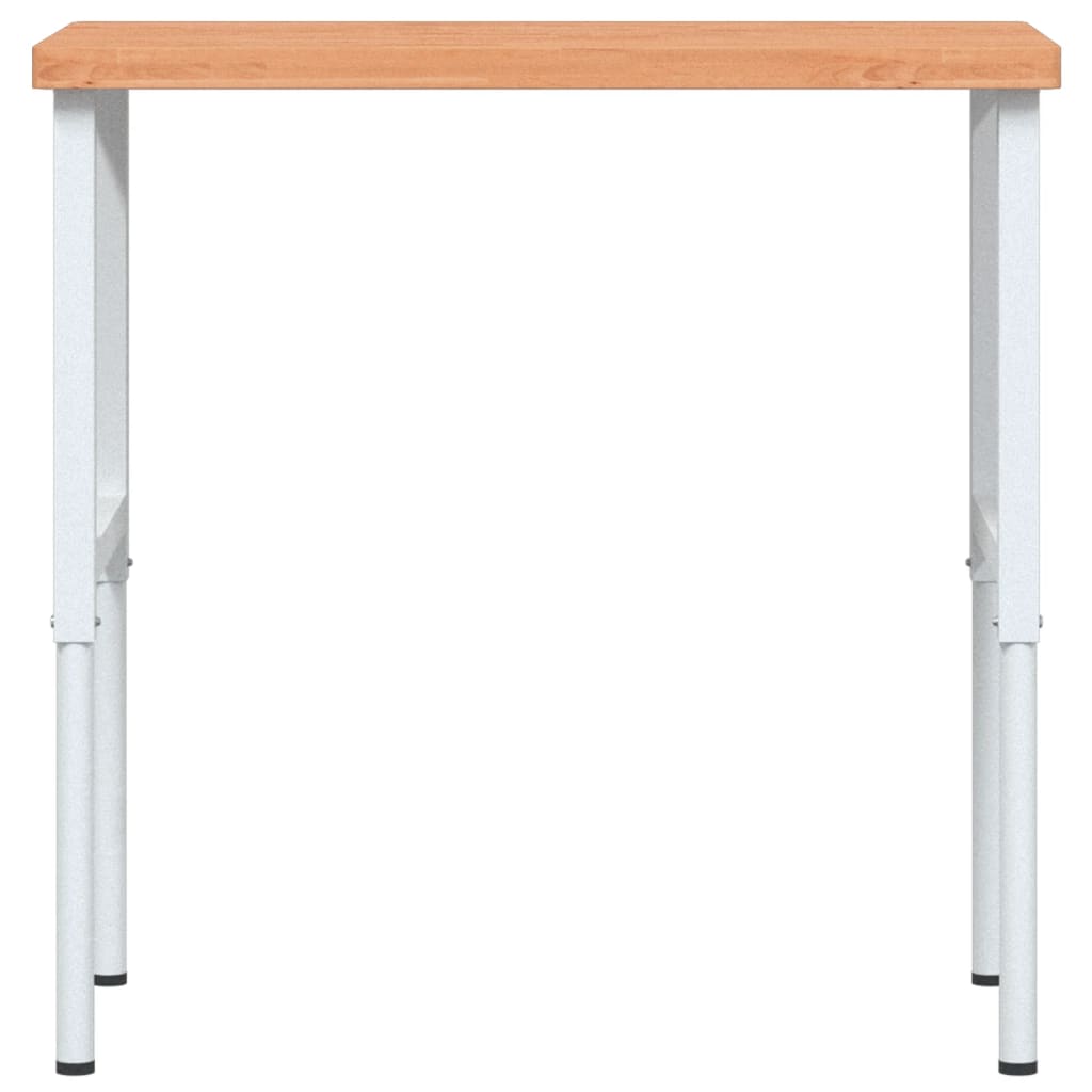Werkbank 100x60x(71,5-98) cm Massivholz Buche Rechteckig