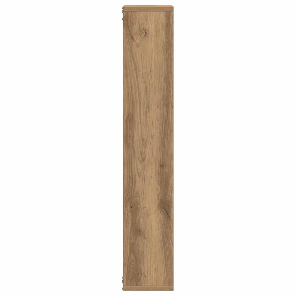 Wandregal Weiß 36x16x90 cm Holzwerkstoff
