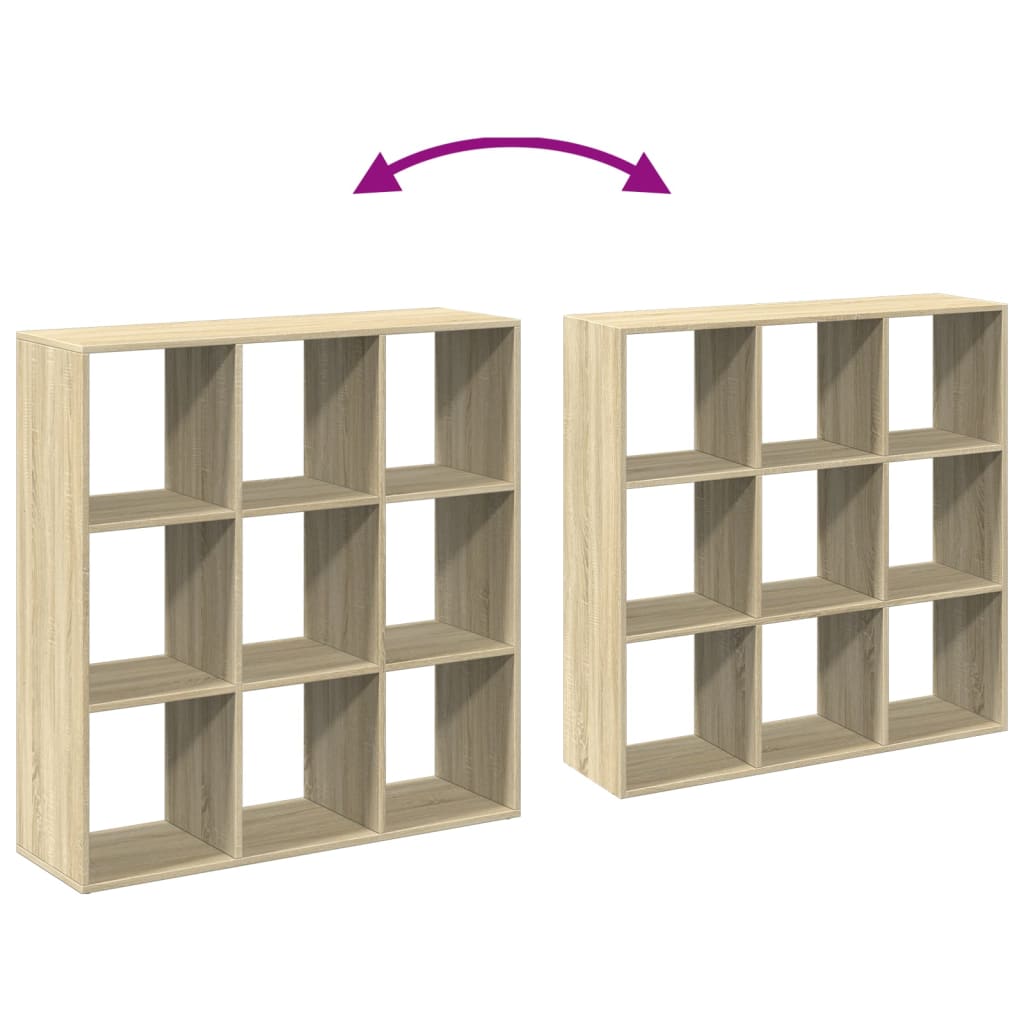 Bücherregal Weiß 137,5x29x137,5 cm Holzwerkstoff