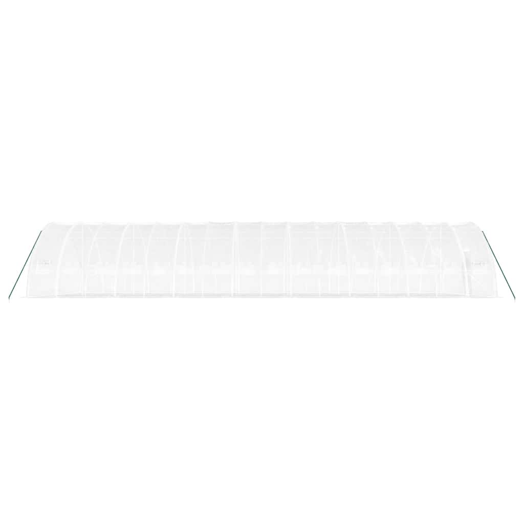 Gewächshaus mit Stahlrahmen Grün 24 m² 6x4x2,85 m