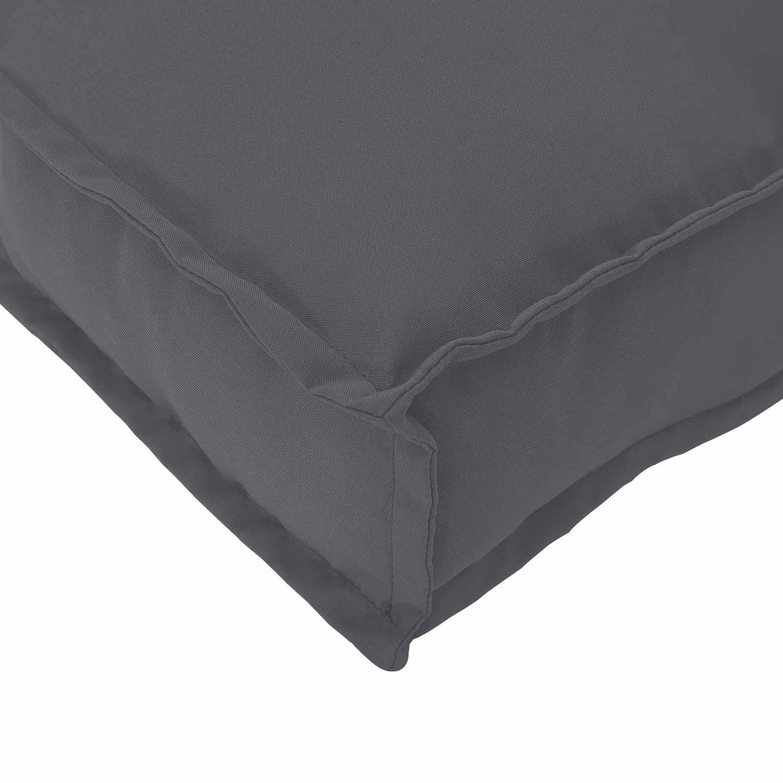 Palettenkissenset 2 pcs Anthrazit Oxford-Stoff