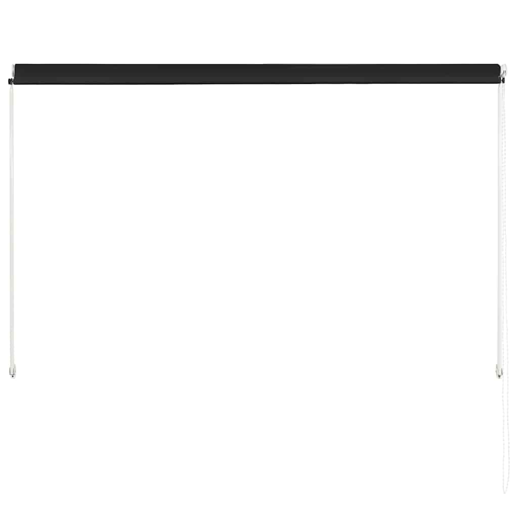 Einziehbare Markise 150×150 cm Blau und Weiß
