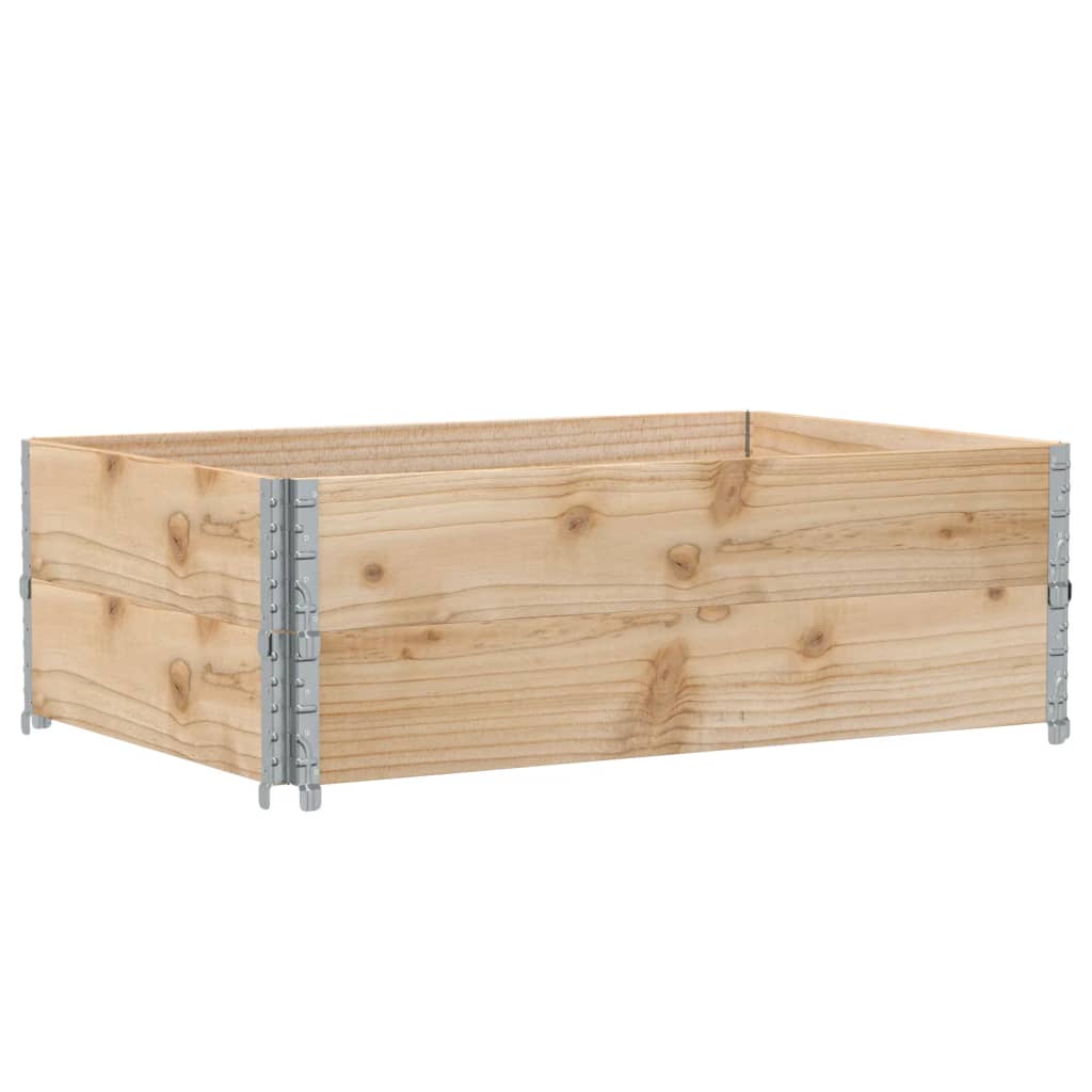 Pflanzkasten Grau 150x100 cm Massivholz Kiefer