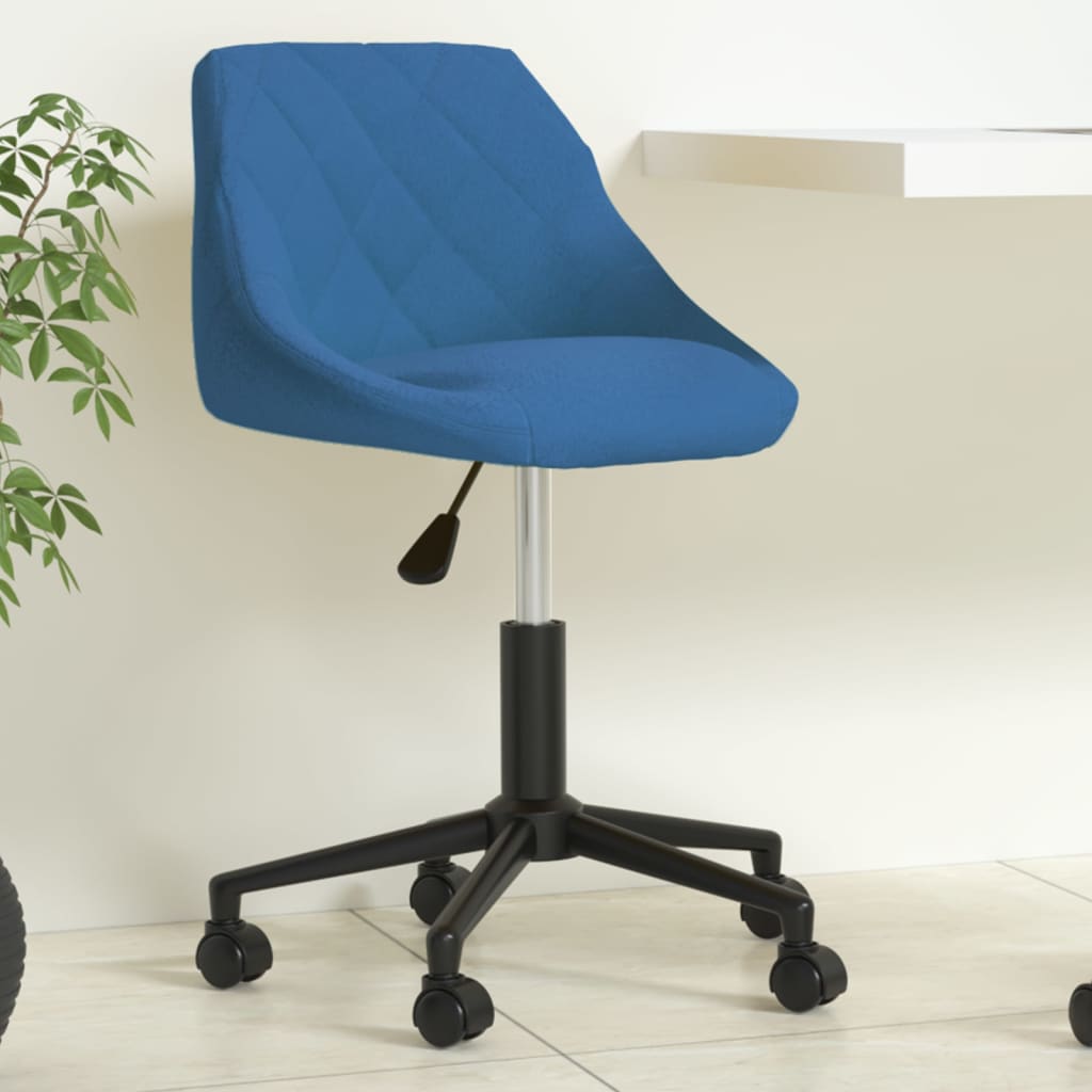Bürostuhl Drehbar Creme Samt