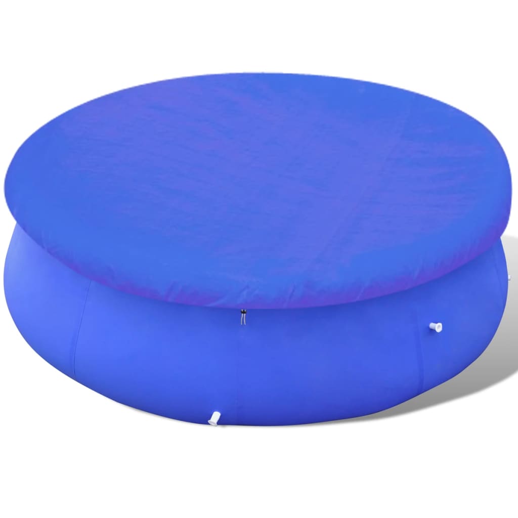 Poolabdeckungen 2 Stk. PE Rund 460 cm 90 g/m²