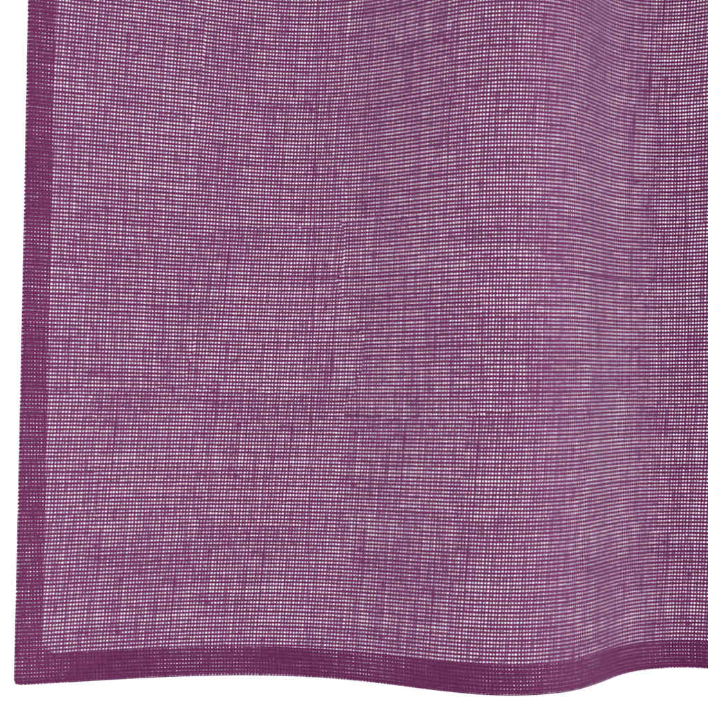 Voile Vorhänge mit Ösen 2 Stk. Apfelgrün 140x140 cm