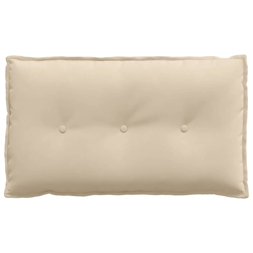 Rückenkissen Taupe 50 x 45 cm Mikrofaserstoff