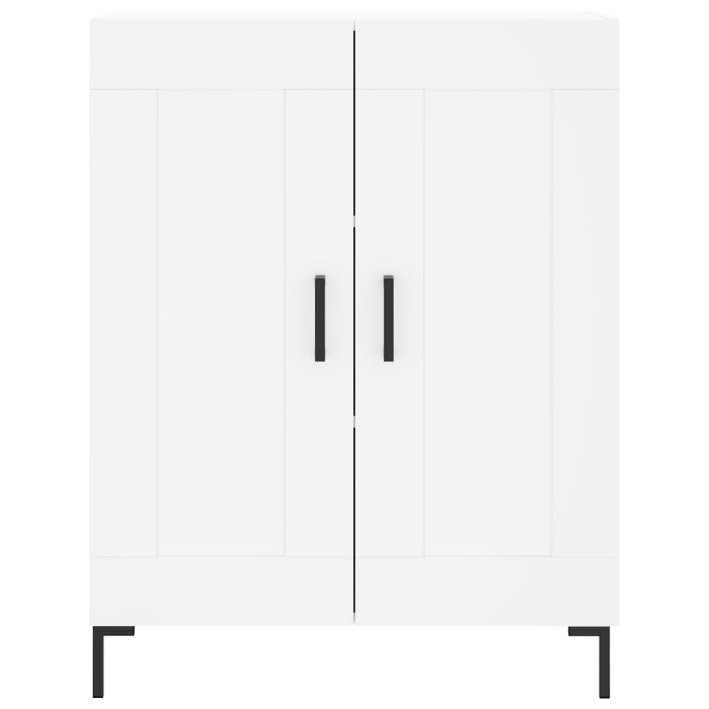 Highboard Betongrau 69,5x34x180 cm Holzwerkstoff