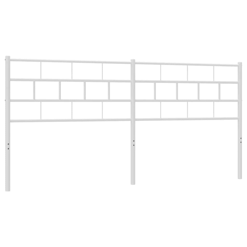 Ersatz-Kopfteil Metall Schwarz 100 cm