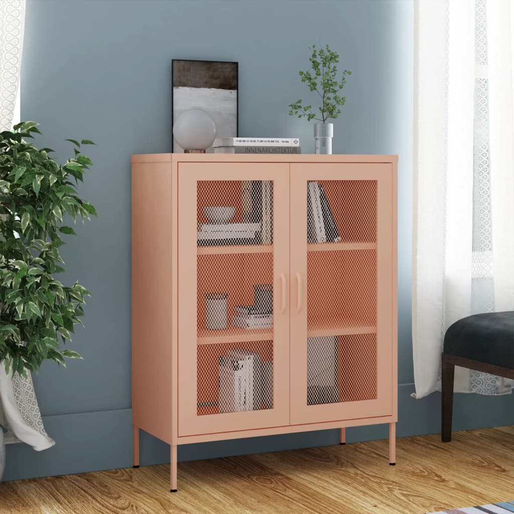 Lagerschrank Olivgrün 80x35x101,5 cm Stahl