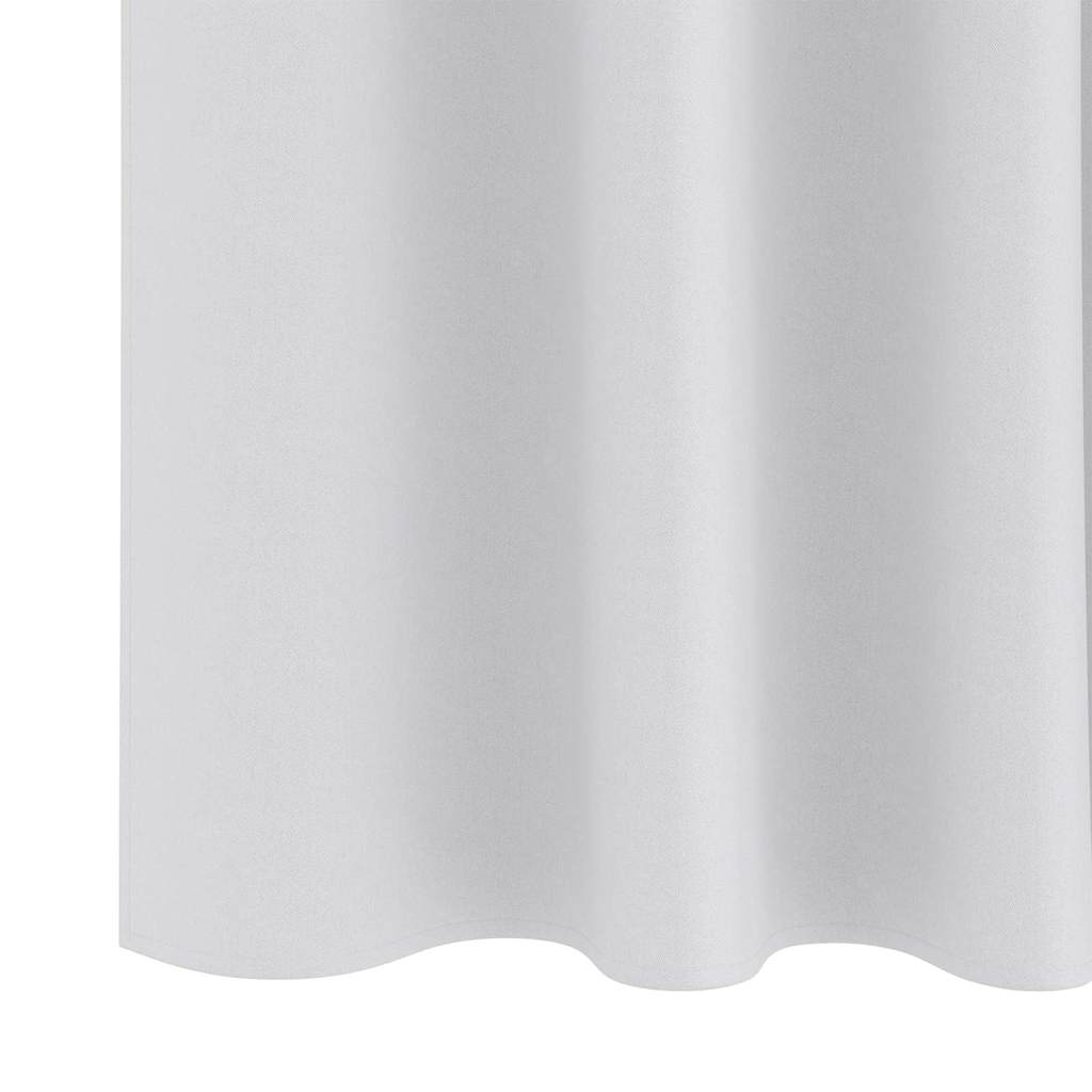 Verdunkelungs-Vorhänge mit Ringen 2 pcs Beige 140 x 140 cm
