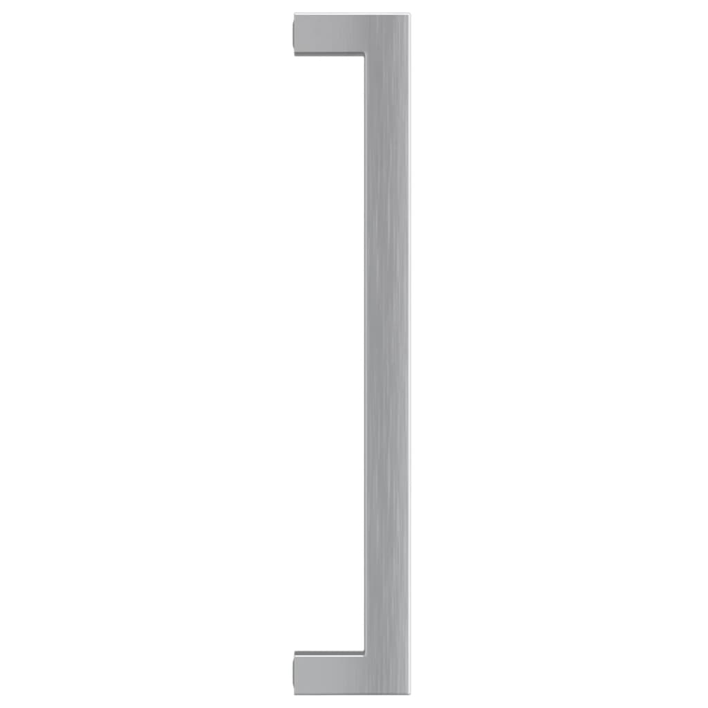 Möbelgriffe 10 Stk. Silbern 64 mm Edelstahl