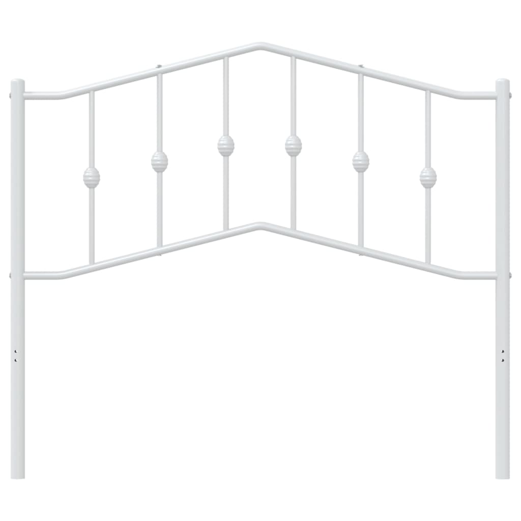 Ersatz-Kopfteil Metall Schwarz 90 cm