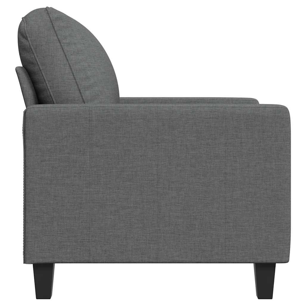3-Sitzer-Sofa Hellgrau 180 cm Stoff