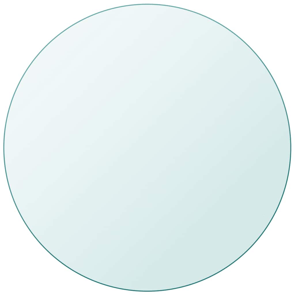 Tischplatte aus gehärtetem Glas quadratisch 700x700 mm