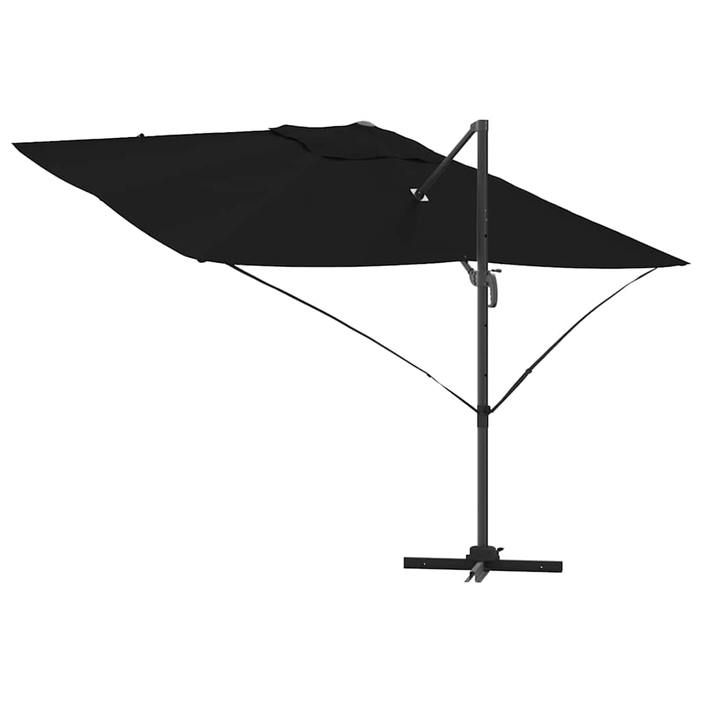 Sonnenschirm Sand 351 x 250 x 260 cm Polyester und Aluminium
