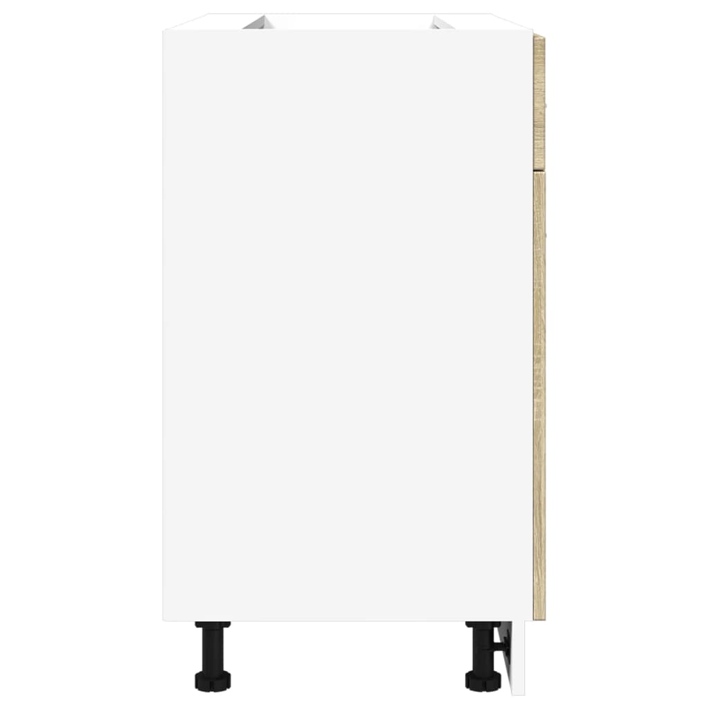 Unterschrank Lyon Weiß 60x46x81,5 cm Holzwerkstoff