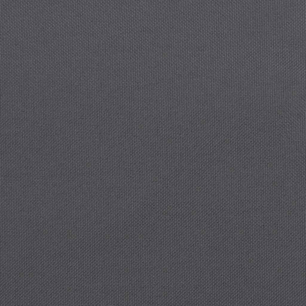 Gartenbank-Auflage Anthrazit 100x(50+50)x7 cm Oxford-Gewebe