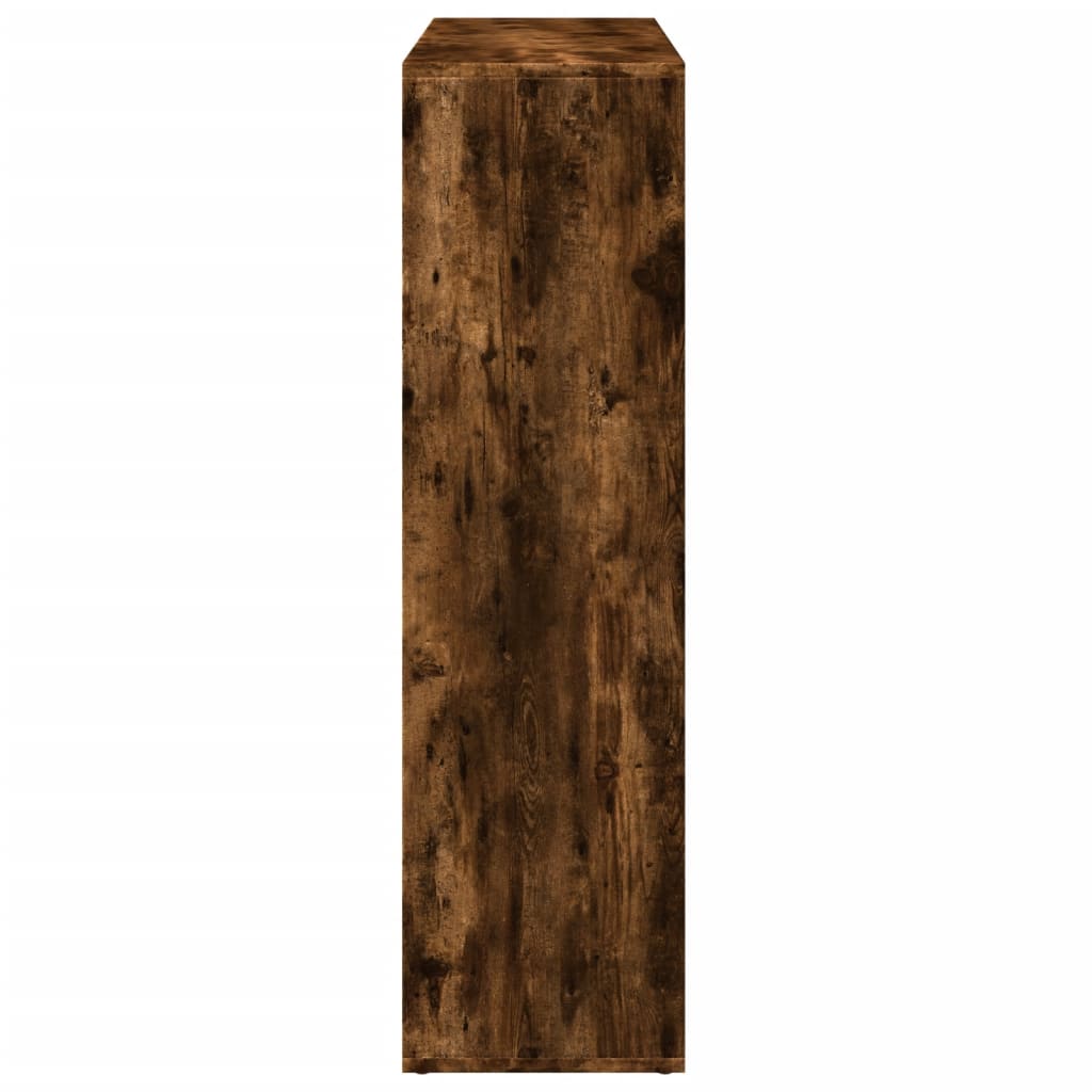Bücherregal Weiß 137,5x29x137,5 cm Holzwerkstoff