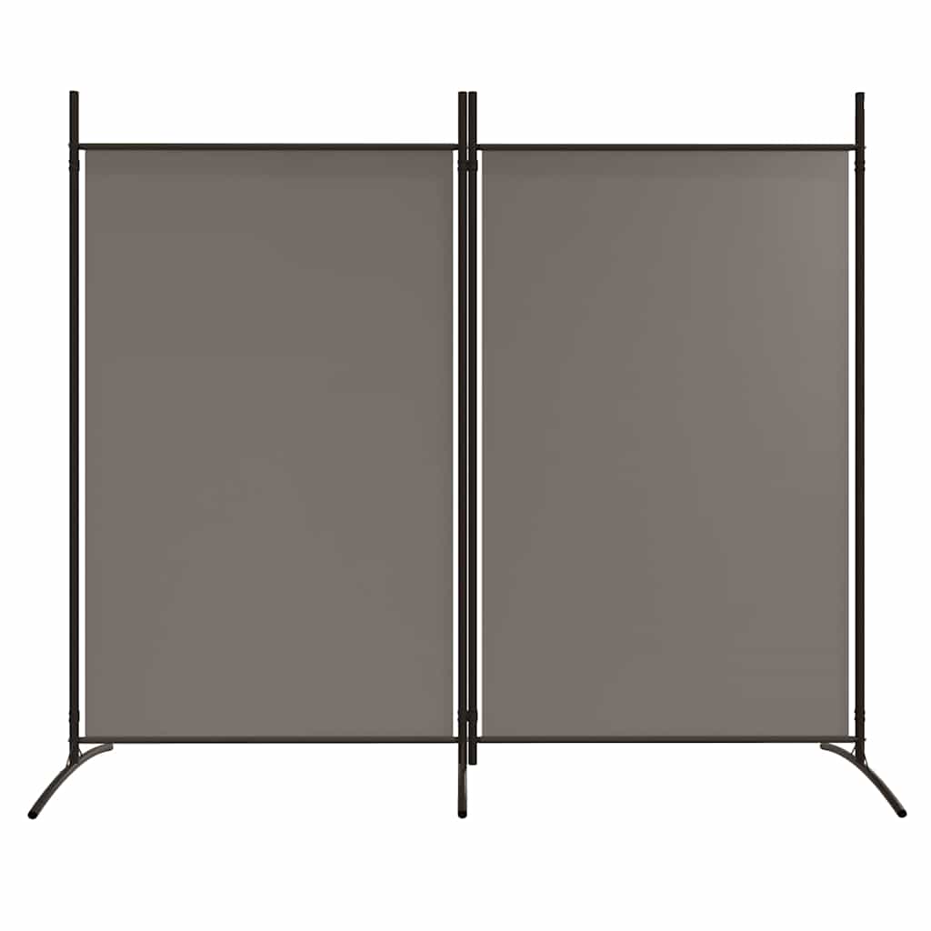 3-tlg. Raumteiler Weiß 260x180 cm Stoff