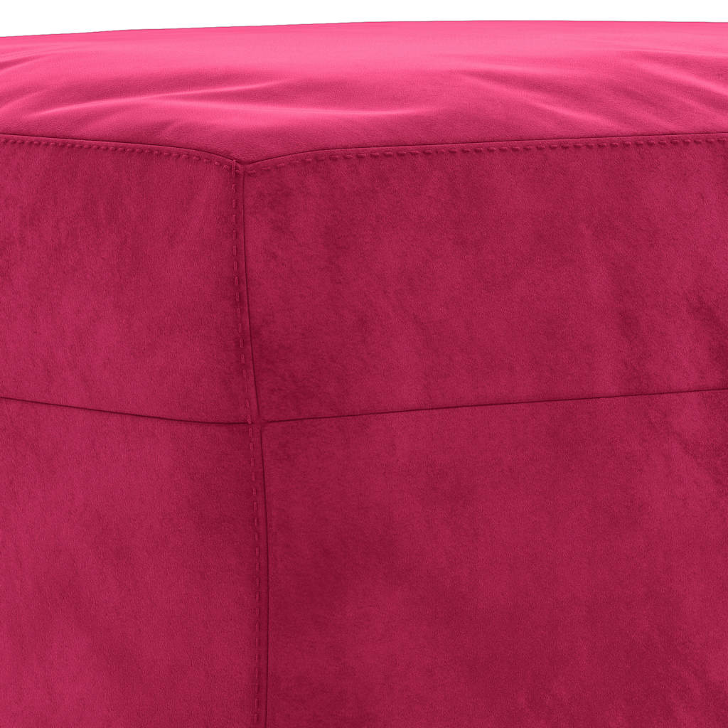 Fußhocker Hellgrau 60x50x41 cm Samt