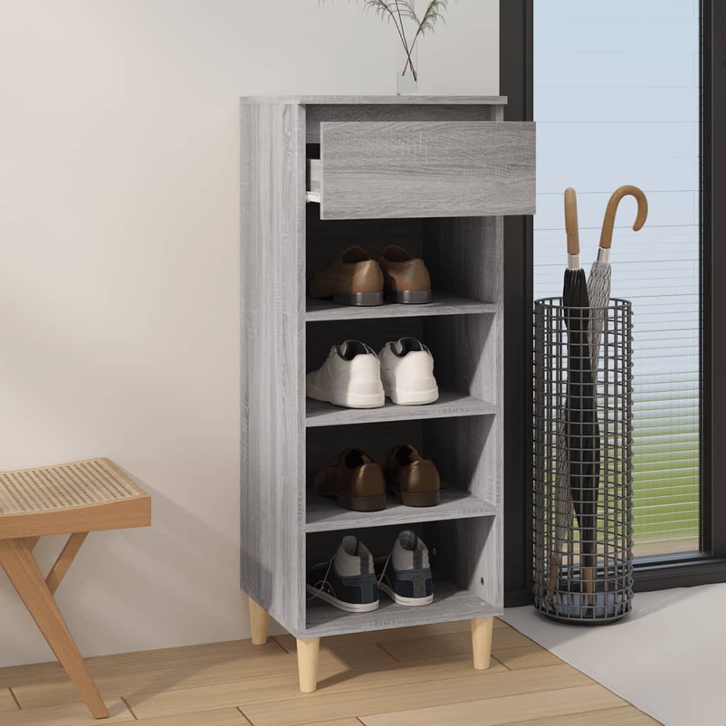 Schuhschrank Weiß 40x36x105 cm Holzwerkstoff