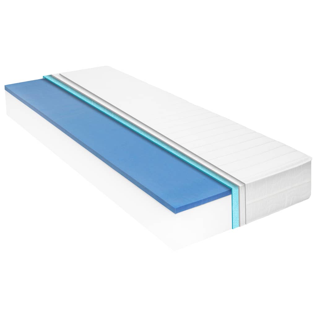Matratze 80 x 200 cm Viskoelastischer Memory-Schaum 18 cm H2
