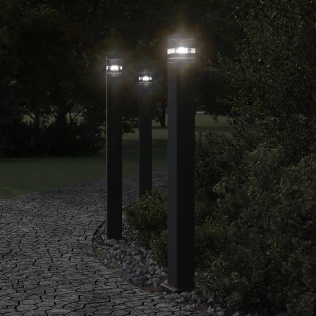 Wegeleuchte Schwarz 50 cm Aluminium