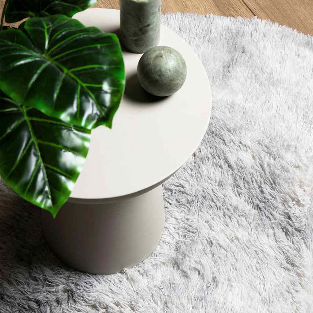 Teppich Shaggy Hochflor NAVARRA Beige 60x100 cm Polyester
