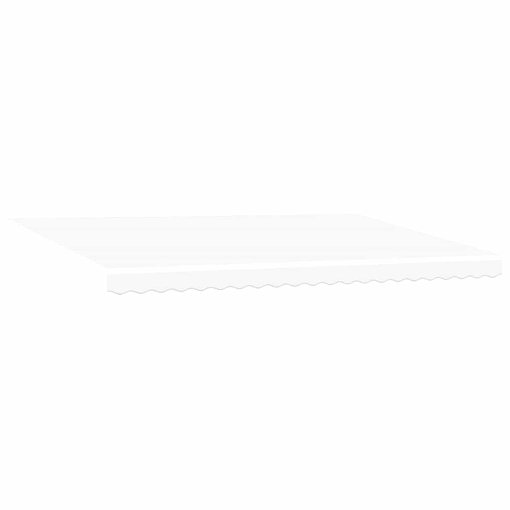 Markise Manuell Einziehbar mit LED 300x250 cm Blau und Weiß