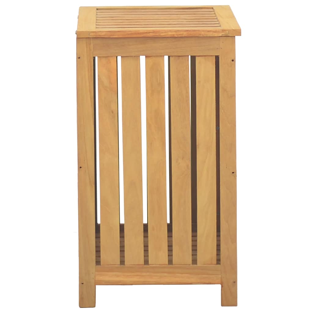 Wäschekorb Natur 35 x 25 x 60 cm Massivholz Teak