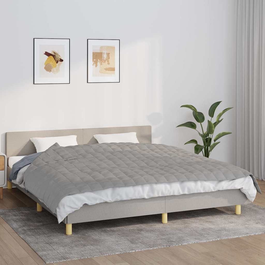 Gewichtsdecke Grau 122x183 cm 5 kg Stoff