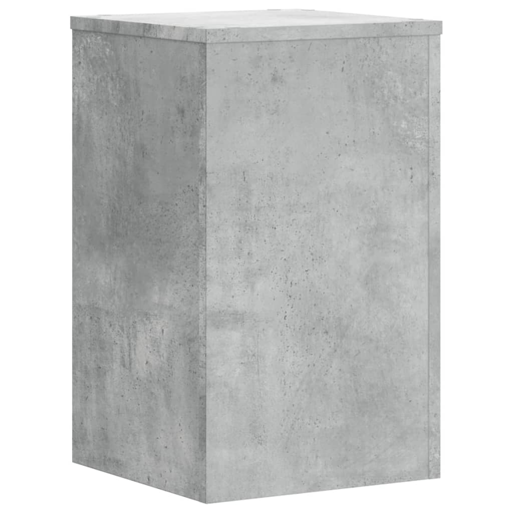 Pflanzenständer 2 Stk. Weiß 33x33x100 cm Holzwerkstoff