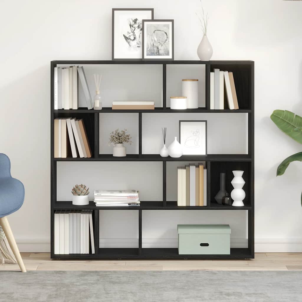 Bücherregal/Raumteiler Weiß 105x24x102 cm
