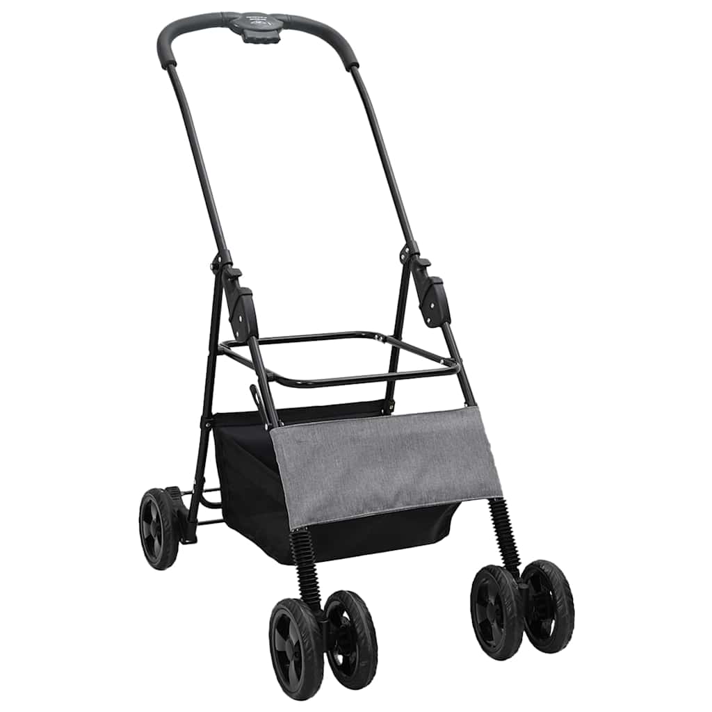 Faltbarer Haustierwagen Rosa 81 x 47 x 99 cm Polyester