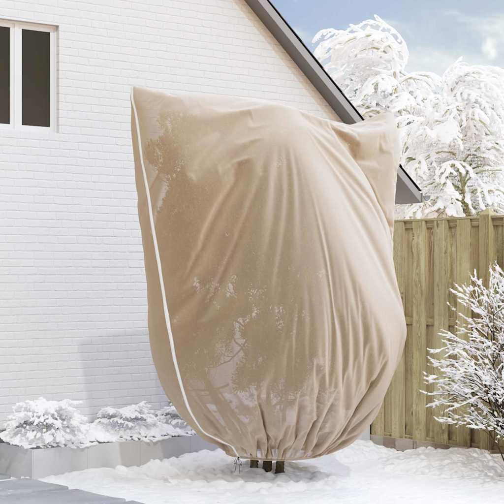 Wintervlies mit Reißverschluss 4 Stk. 70 g/m² 1x1,55 m