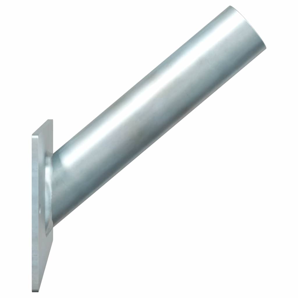 Fahnen Pole Holde Schwarz 10,5 x 7,5 x 0,25 cm Stahl