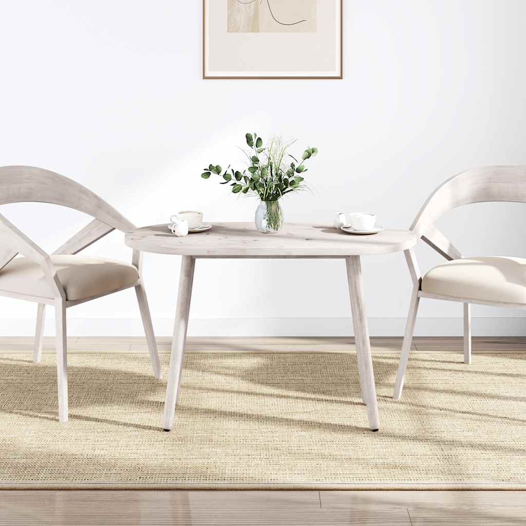 Tischplatte 60x30x2,5 cm Massivholz Kiefer Oval