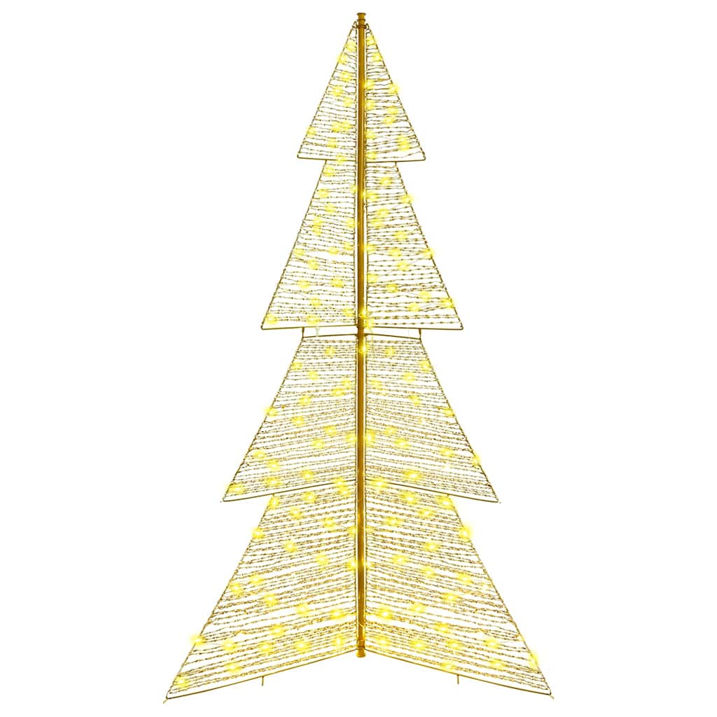 Weihnachtsbaum mit 100 LEDs Warmes Weiß 120 cm PET