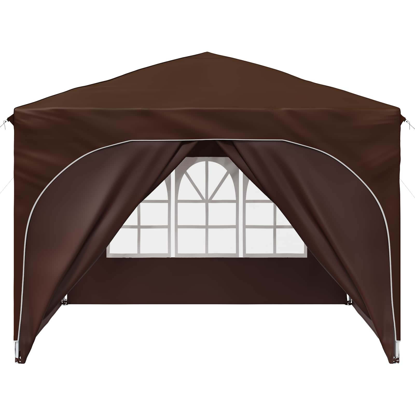 Pop-up Partyzelt 290 x 290 x 245 cm Creme