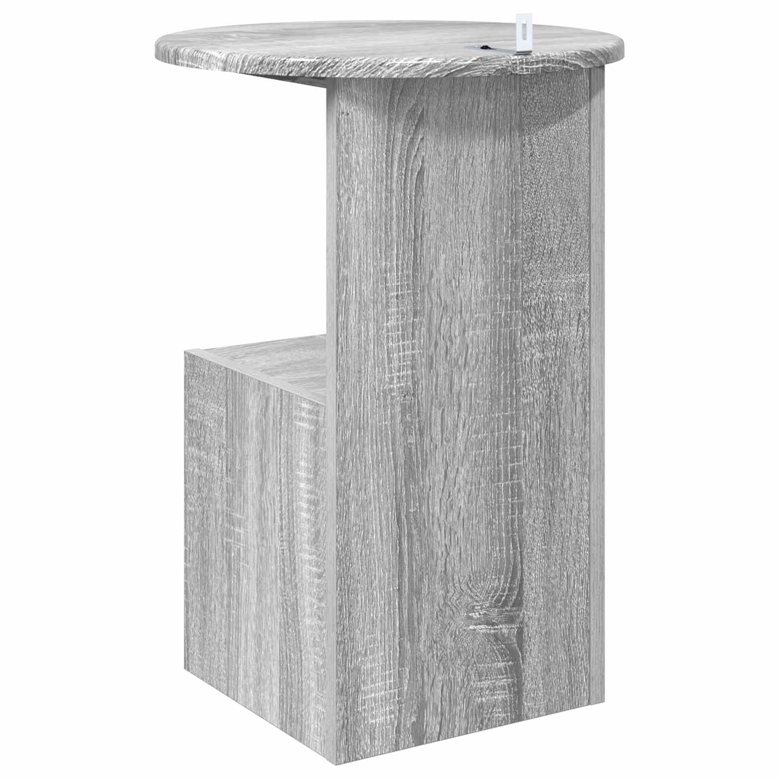 Beistelltisch Weiß Ø 39,5 x 55 cm Holzwerkstoff