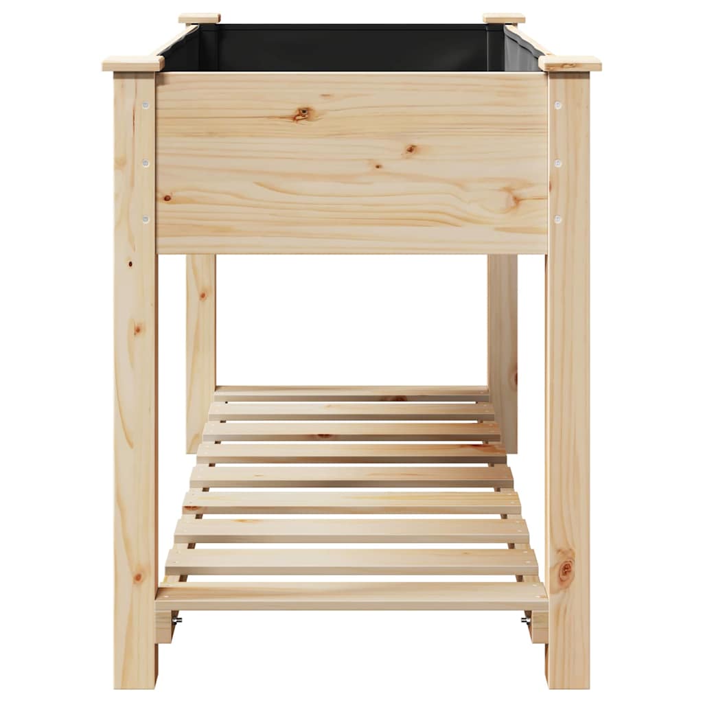 Garten-Pflanzgefäß mit Regal Beige 71 x 37 x 76,5 cm