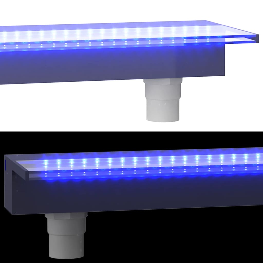 Wasserfall-Element mit RGB LEDs Acryl 30 cm