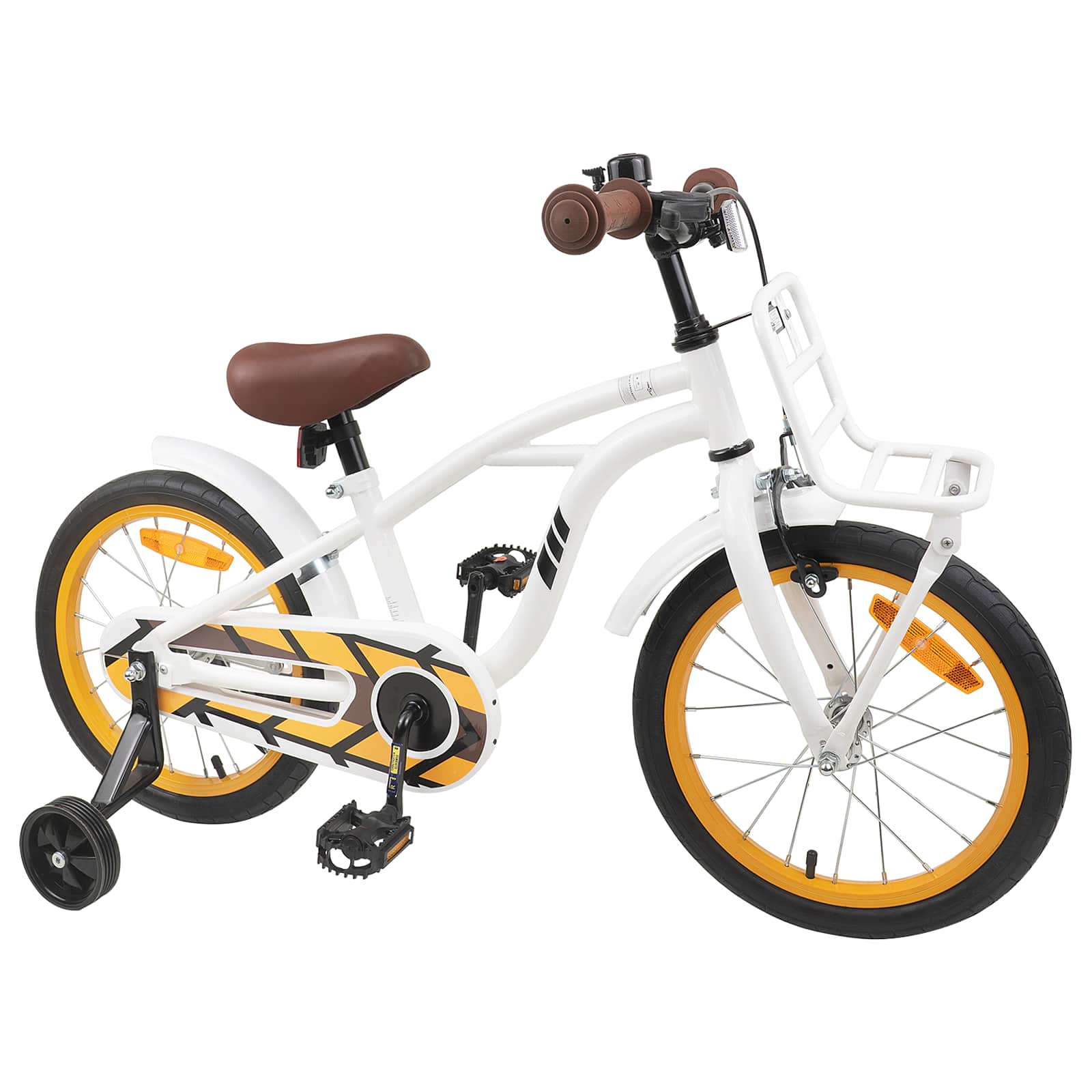 Kinderfahrrad 16 Zoll für 4-6 Jahre alt Schwarz
