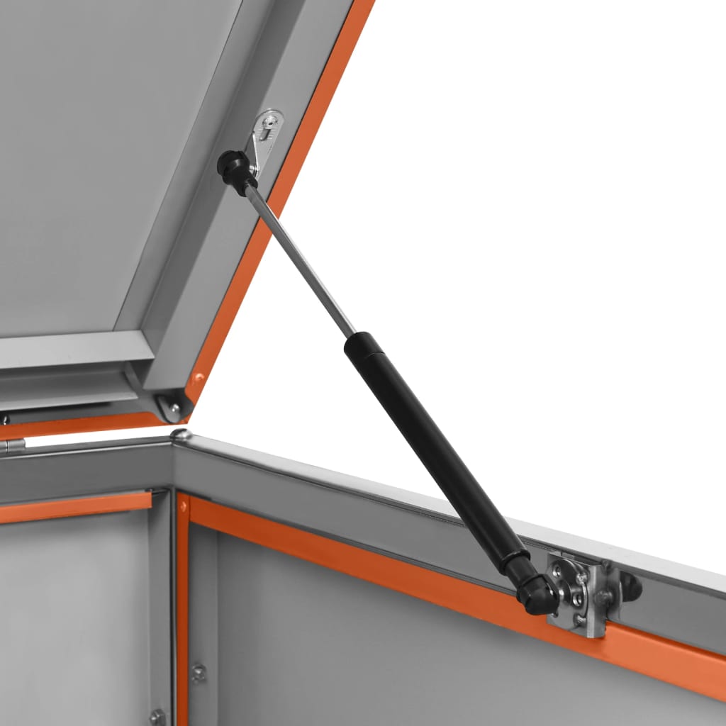 Mülltonnenbox für 3 Tonnen 207x77,5x112,5 cm Edelstahl