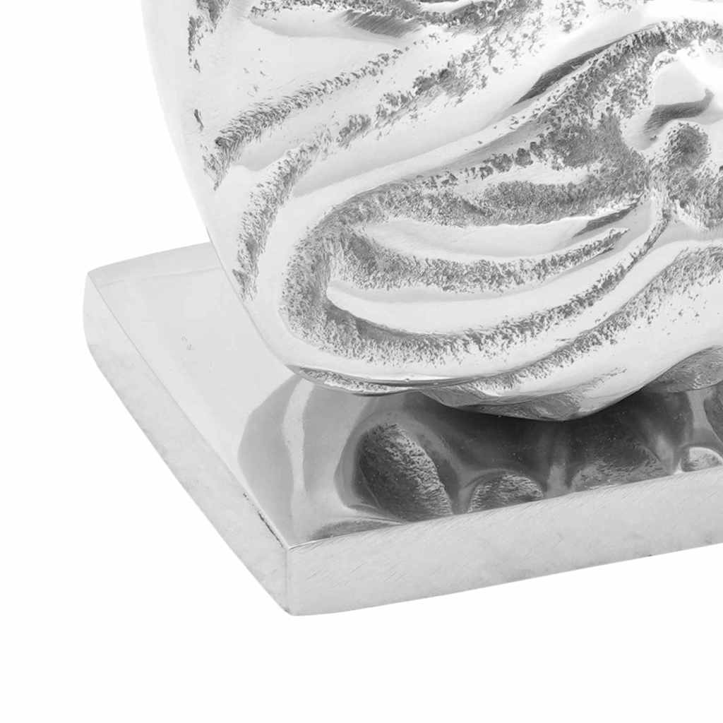 Buchstützen 2 pcs Silber 12 x 9 x 19 cm Aluminium