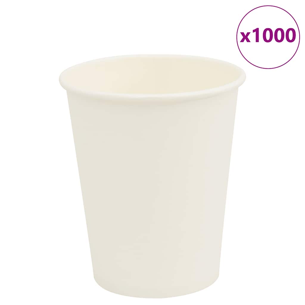 Pappbecher 1000 Stk. 12oz 300ml Weiß