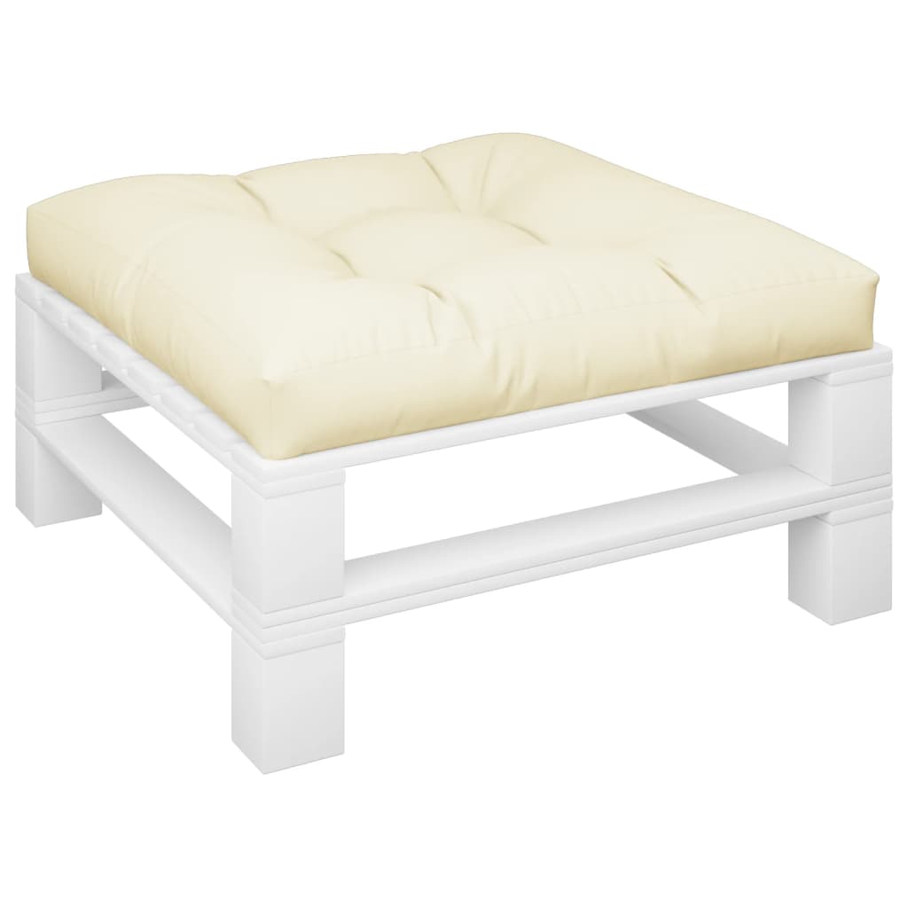 Palettenkissen Anthrazit 50x50x12 cm Stoff